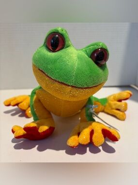 Webkinz Ganz Tree Frog (HM109) Stuffed Plush Animal Unused Code Sealed Code NWT